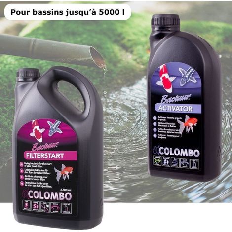 Pack Bactéries + Activateur pour bassins de jardin de 5000 litres (1/4)