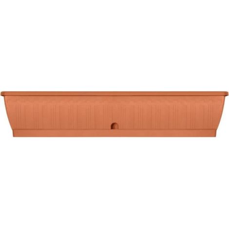 Jardiniere - GARDEN ID Terraflor - Terra 100 cm - Solidité - Réserve d'eau - Recyclé & 100% recyclable - Volume pour plantes.
