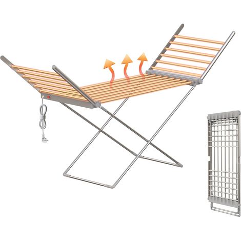 Séchoir à Linge Chauffant Electrique Pliable 230W (1/5)