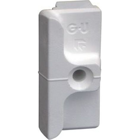 Ferco – Gâche pour crémone nylon blanc pour PVC – Résistance au frottement – Intégration facile – E181040007