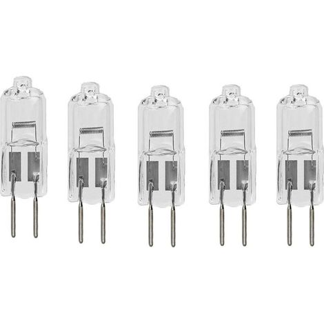 G5.3 Halogenlampen 12V 10W 20W 35W 50W 75W 100W Kapselglühlampen G5.3 20W 12V Halogen Stiftsockellampe Dimmbar Warmweiß 5PC 50W (1/4)