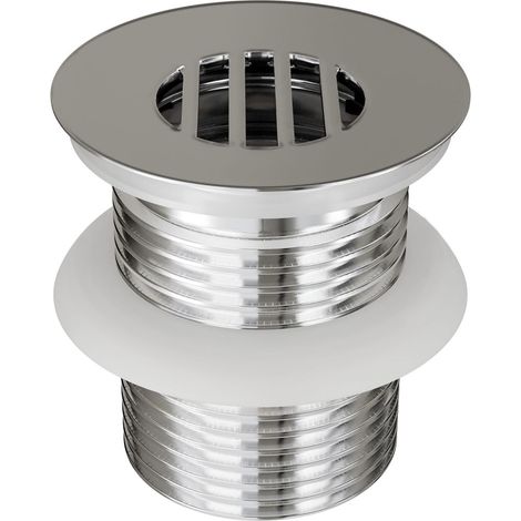 BERNSTEIN - Valve d'évacuation Laiton Chrome Ø63mm Système Bonde d'évacuation avec filtre pour lavabos sans trop plein - FLOWTEC (1/5)