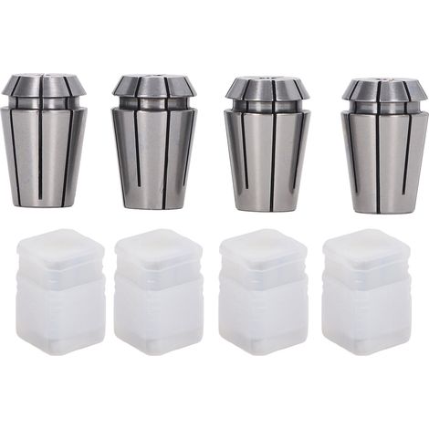 Lot de 4 pinces de serrage ERG20 haute précision pour fraisage, tournage et gravure CNC (1/5)
