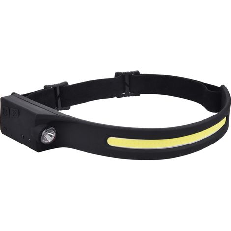Wiederaufladbare Induktions-Stirnlampe, wasserdicht nach IPX4, ideal für Outdoor-Sportarten, Camping, Radfahren und Angeln.