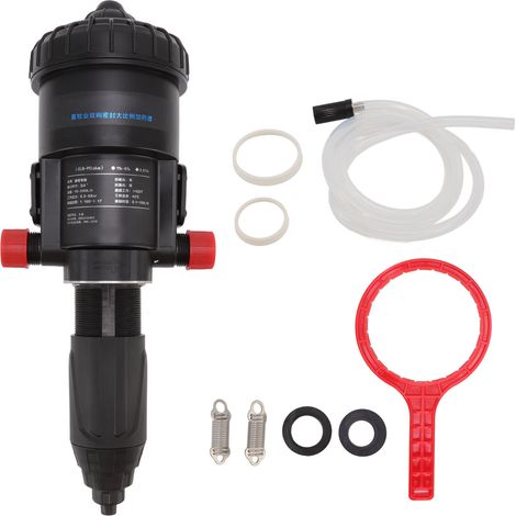 Distributeur d'engrais noir G3/4, doseur de produits chimiques, injecteur automatique de Force d'eau, pompe doseuse proportionnelle pour ferme, 1 à 6% (1/5)