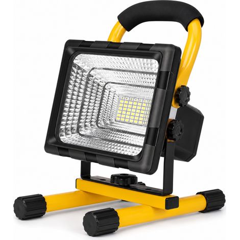 Proiettore LED ricaricabile con telecomando per campeggio 400W (1/5)