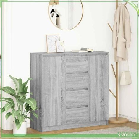 Buffet - Modèle 3328458 - Sonoma gris - 4 tiroirs - 2 portes (1/5)