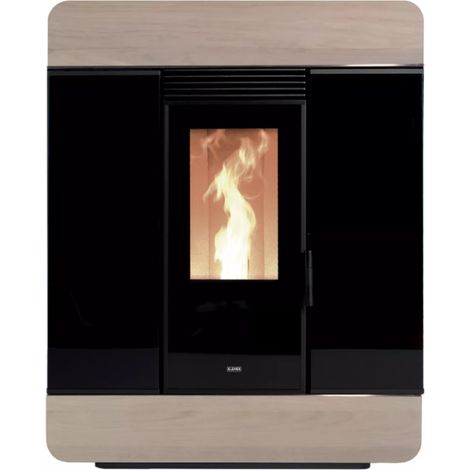 BRICOSOL ESTUFA DE PELLET KLOVER MODELO DIVA SLIM MULTI-AIR WOOD BLANCO (1/5)