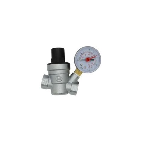 DN15 Wasserdruckminderungsventil, Wasserdruckregler mit 1/2-Zoll-Manometer (DN15) (1/4)