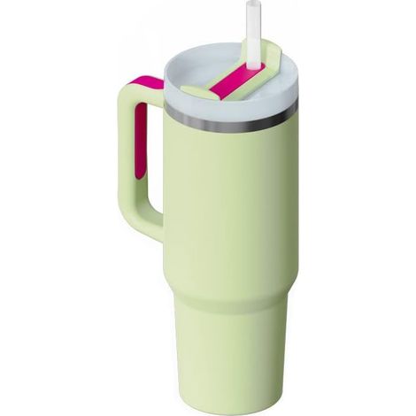 Gobelet avec poignée de 40 oz et couvercle à paille, gobelet isotherme pour tasse de voyage (1/4)