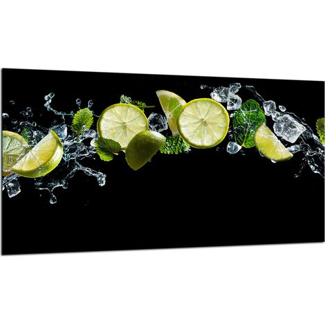 PLAQUE DE PROTECTION EN VERRE POUR CUISINIÈRE 90x52 FRUIT (1/5)