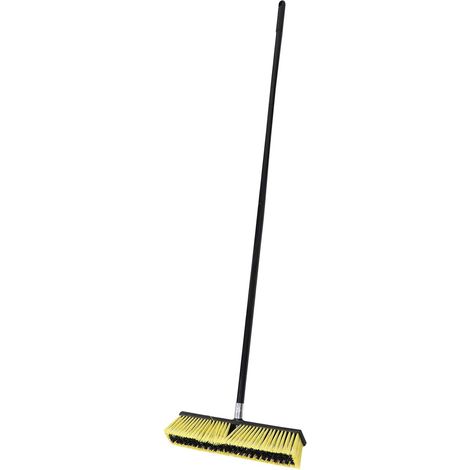 Brosse pour Sols Extérieurs Brosse Nettoyage Balai Nettoyage Sol De De De Balai à Gazon De Jardinage PP (1/5)