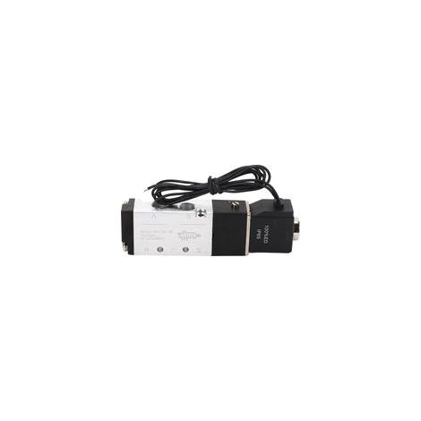 Électrovanne pneumatique avec fil, 2 positions, 5 voies, IP65, 0,15–0,8 MPa, 24 V CC