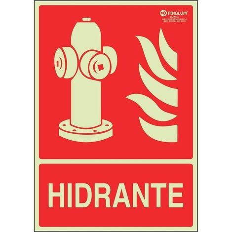 DUVER señal 7007 plast.297x210 ''hidrante'' lum , 0UNIDADES