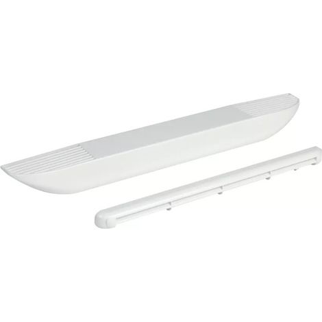 Nicoll – Aérateur classique blanc adaptable sur mortaise 250x12 – Module 22 – Isolement 42dB – Pour menuiseries bois, PVC, alu (1/3)