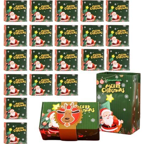 Conteneur de cadeau de Noël en papier durable pour-20 F (1/2)
