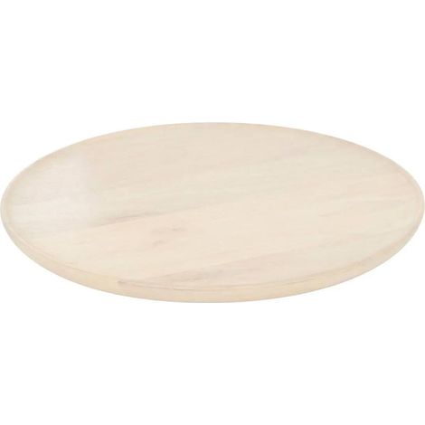 Assiette de Présentation en Bois "Ward" 30cm Beige