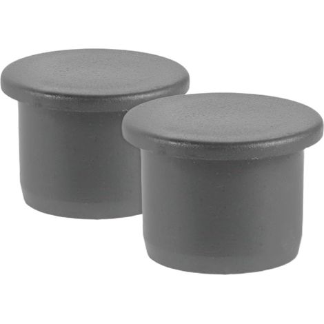 Lot de 2 garnitures pour lavabo : insert de trop-plein rond en plastique – cache-trou pour robinetterie de/vasque, contrôle de l’évacuation de la cuisine et aménagement de l’espace (1/5)