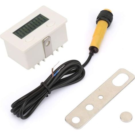 Compteur Numérique LCD 5 Chiffres, Poinçon à Induction Magnétique, Compteur Pro de Haute Précision