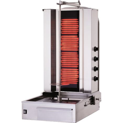 Shoarma vitro électrique - 4 résistances - long. 550 mm - Sofraca