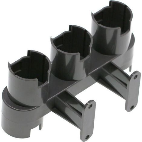 Staffe di montaggio a parete, kit adattatori e staffe di ricambio per gli aspirapolvere Dyson V10, V8 e V7, colore grigio Fontainebleau.