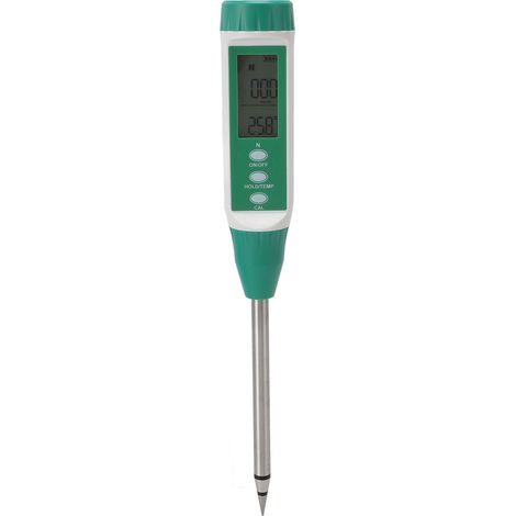 Bodenmessgerät mit Sonde, hohe Präzision, großes hintergrundbeleuchtetes Display, Bodenfruchtbarkeitsmesser für den Gewächshausanbau (Stickstoff). (1/5)