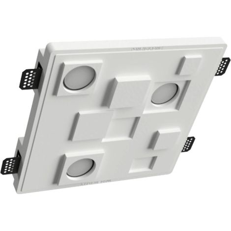 Faretto incasso lampadari bartalini ognir fp45 gu10 led gesso verniciabile