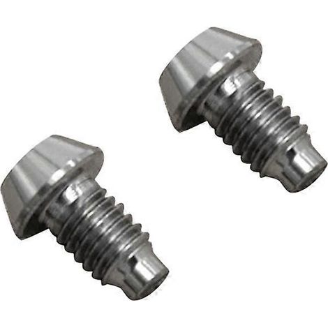 Lot de 2 vis d'échappement hydrauliques en titane pour freins à disque de VTT Magura TC4 - Argent (1/5)