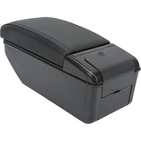 Boîte de Rangement Accoudoir de Voiture, Boîte de Rangement Automobile avec Accessoires de Montage Doubles Couches de la Console Avant Intérieur Noir Organisateur Accoudoir pour CX-3 2015-2018 (1/5)