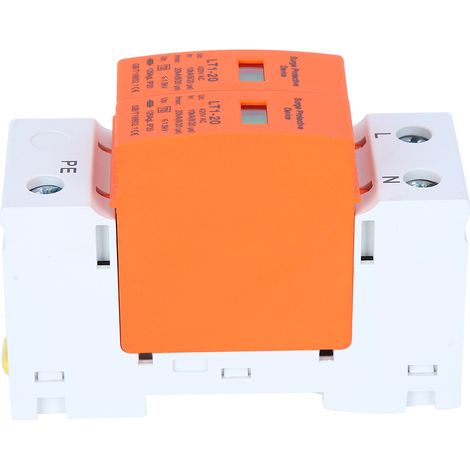 Dispositif de protection contre les surtensions, module d'arc orange 2P LT120 20ka, appareils modulaires anti-foudre (1/5)