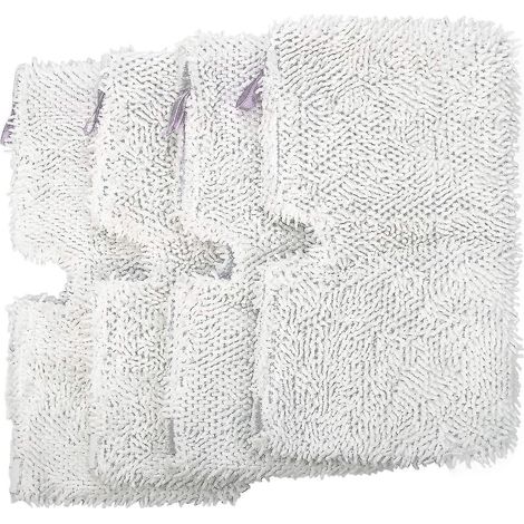 Lot de 4 lingettes de nettoyage en microfibre S3500 pour nettoyeur vapeur Shark Steam Pocket S2901 S3501 (1/4)