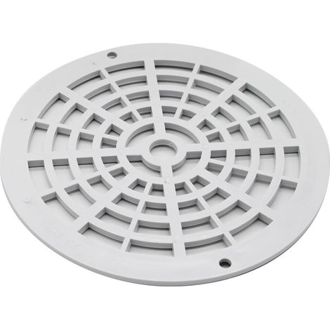 Hayward – Grille bonde de fond ronde pour piscine – Diamètre 17,5 cm – En ABS résistant aux chocs – Entraînement de vissage 16,2 cm