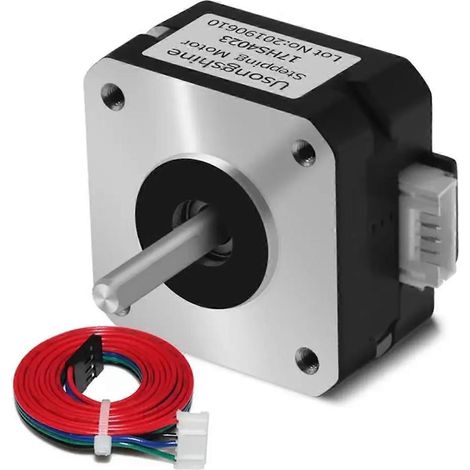 Moteur pas à pas Nema17 17HS4023 pour extrudeuse 4 fils 22mm 42 moteur 0,7a 12V 14N.cm moteur d'imprimante 3D CNC LaserMotor (1/5)