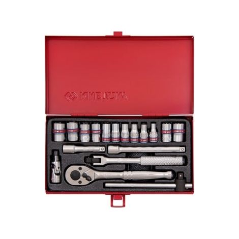 KING TONY - Coffret douilles 1/4" 18 pièces en pouce
