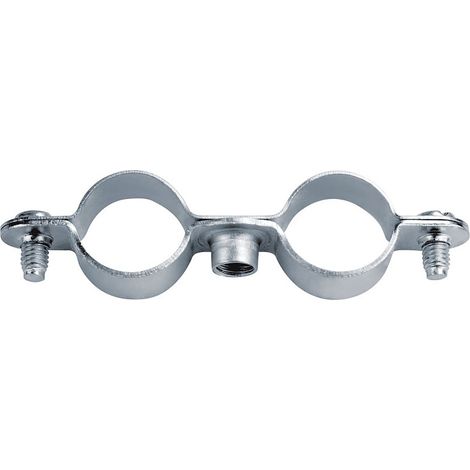 Collier Double acier zingué - Pas 7x150 Ø16 - Boite de 50