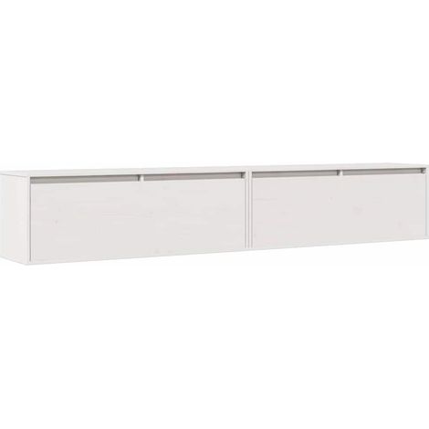 Maison Exclusive - Armario de pared 2 uds madera maciza de pino b (1/5)