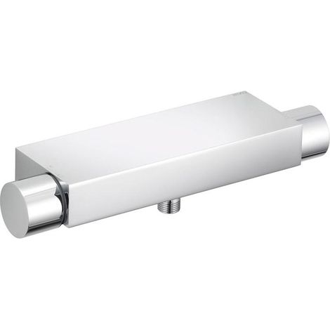 KEUCO EDITION 11 Thermostat-Brausearmatur Aufputz, Breite 324mm, (1/4)