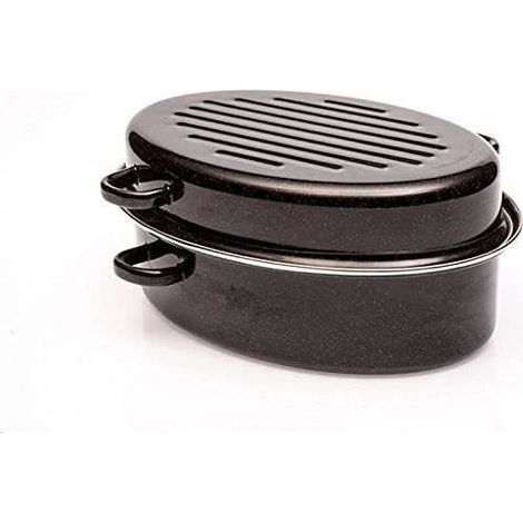 Cacerola Con Tapa Baumalu Negro (1/2)