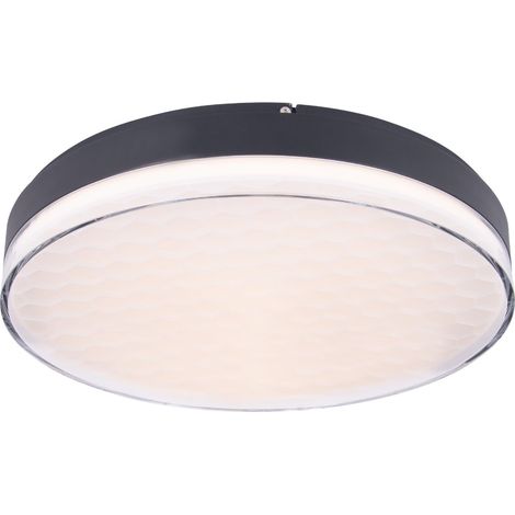 Plafoniera LED rotonda Ø48cm 54W nera Maxlight Sekko (1/4)