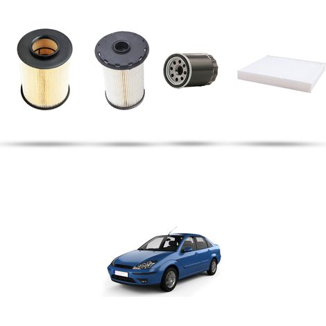Kit tagliando 4 filtri compatibile con Ford Focus II 1.8 TDCI 85kw dal 2005 (1/5)