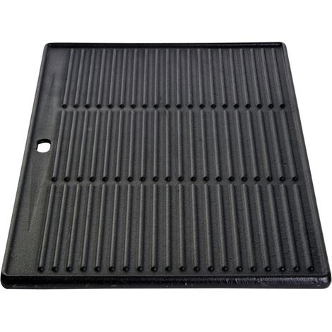 Allgrill Gussplatte 1/2 für Gasgrill Festival, Major und Impuls 31,5 x 42 cm Gusseisen Grillplatte