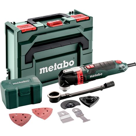 Metabo – Outil oscillant 400W pour bois, métal et plastique – Angle d'oscillation 3,2° – Changement rapide d'accessoires – 601406500 (1/6)