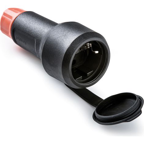 BASE AEREA GOMMA TT IP54 16A CON PRESSACAVO