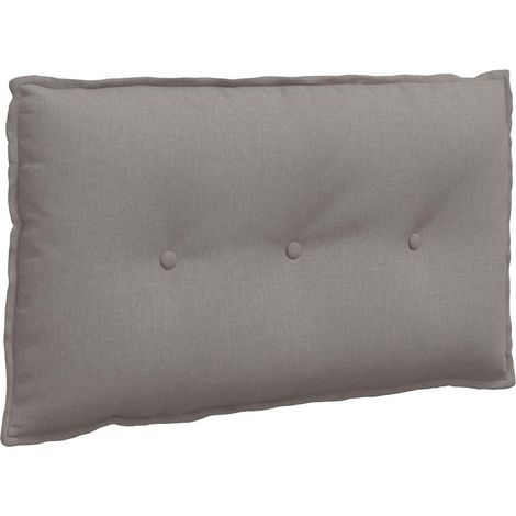 Coussin de Dos Taupe 80 x 19 x 50 cm tissu (1/5)