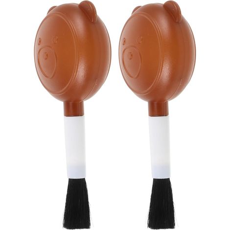 Souffleur d'air pour Ordinateur en Plastique 2 Pièces Compact  Brosse Douce, Air Comprimé pour Zones Difficiles, Kit de Nettoyage de Capteur (1/5)