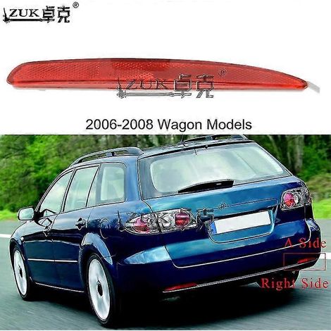 Nebelscheinwerfer-Reflektor für die hintere Stoßstange für Mazda 6 M6 Limousine Kombi GG GY 2002 2003 2004 2005 2006 2007 2008 2009 2010-2015--RH-Kombi (06-08)