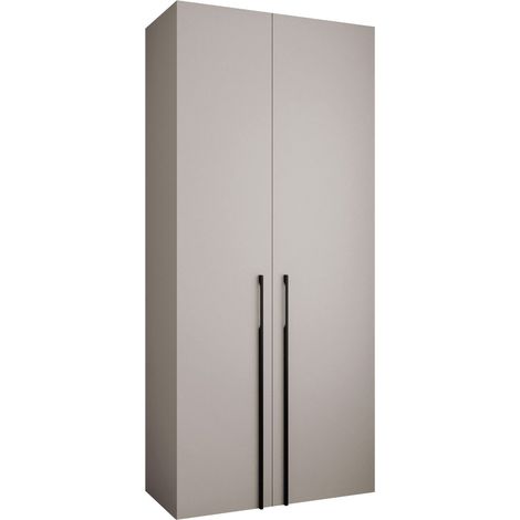 Armario Hartford 569, Cachemira, 246x110x52cm, Puertas de armario: Con bisagras, Número de estantes: 6