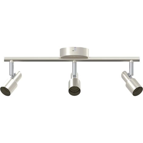 Spot de plafond Nickel brossé 39 x 10.5 x 10.5 cm Acier CFW469922 (1/5)