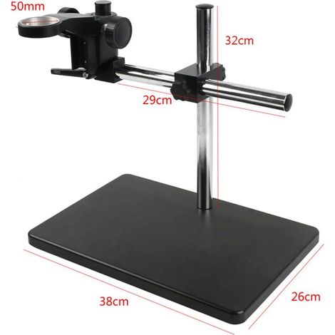 Supporto per microscopio digitale per impieghi gravosi - Staffa di sollevamento - 10-265 mm - Strumento di supporto da tavolo - Supporto per microscopio digitale - Staffa di sollevamento regolabile (1/5)