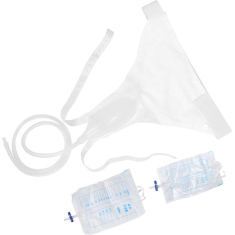 Pochette de Drainage Urinaire en Silicone pour Hommes et Femmes, Collecteur d'Urine Portable (1/5)